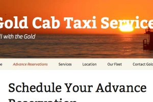 Gold Cab Taxi Website